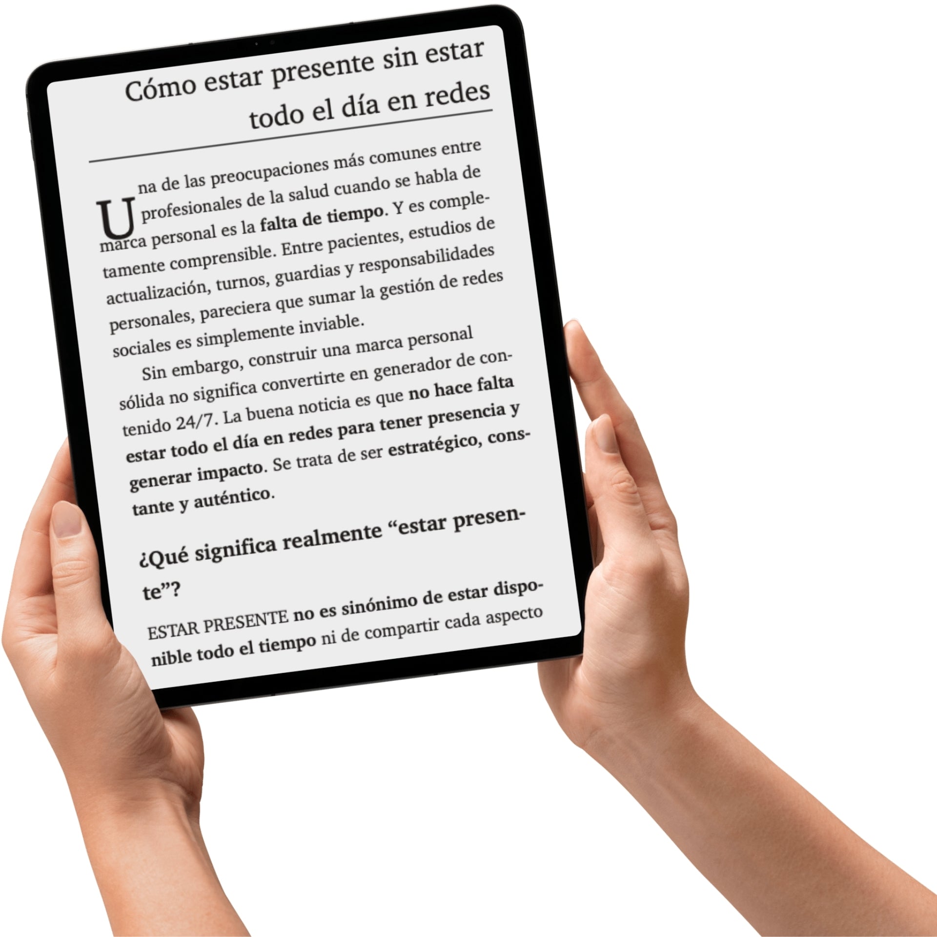 Visibilidad con Ética - Marca Personal para profesionales de la Salud